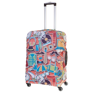 Чехол для чемодана средний Best Bags 1989960 Fun